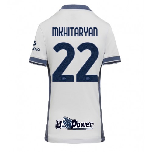 Dámy Fotbalový dres Inter Milan Henrikh Mkhitaryan #22 2024-25 Venkovní Krátký Rukáv